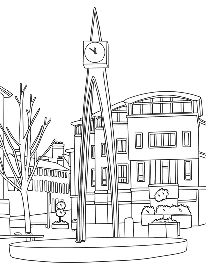 Tunbridge Wells Colouring Book (A4)