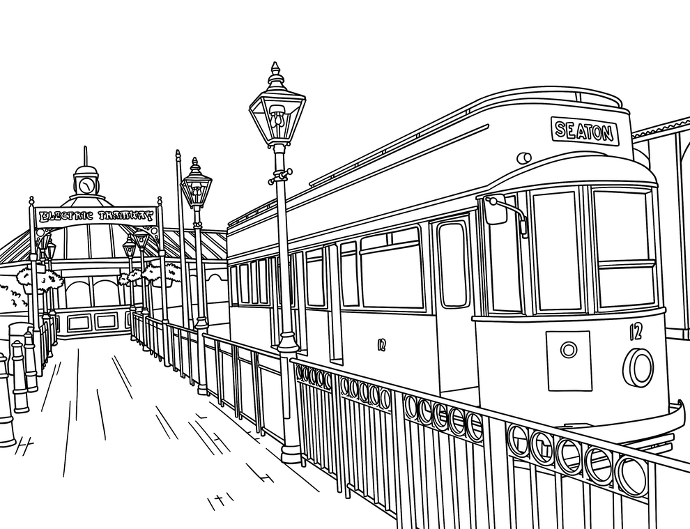 Devon Colouring Book (A4) – Colour Your Streets