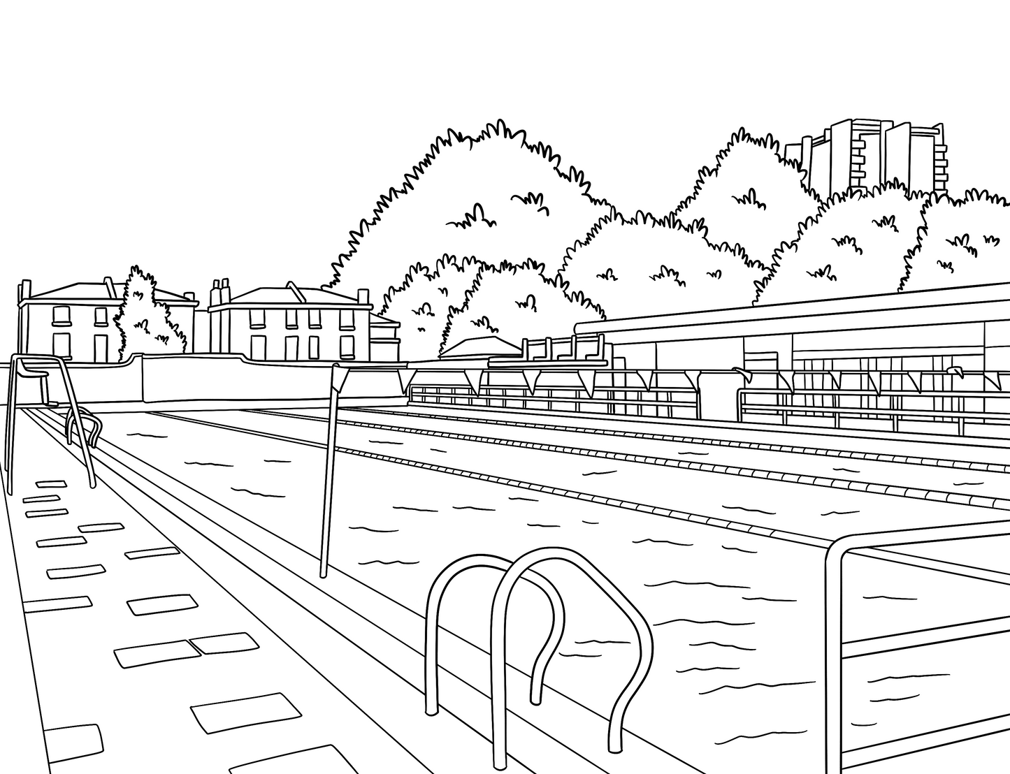 Hackney Colouring Book (A4)