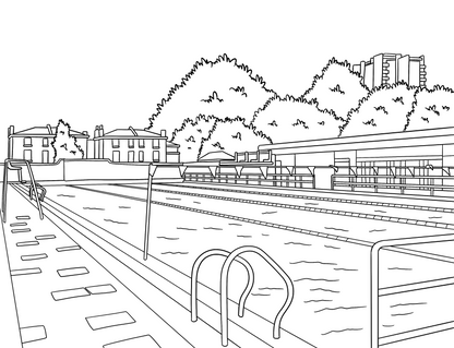 Hackney Colouring Book (A4)