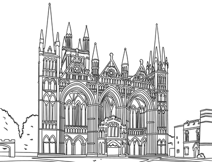 Peterborough Colouring Book (A4)