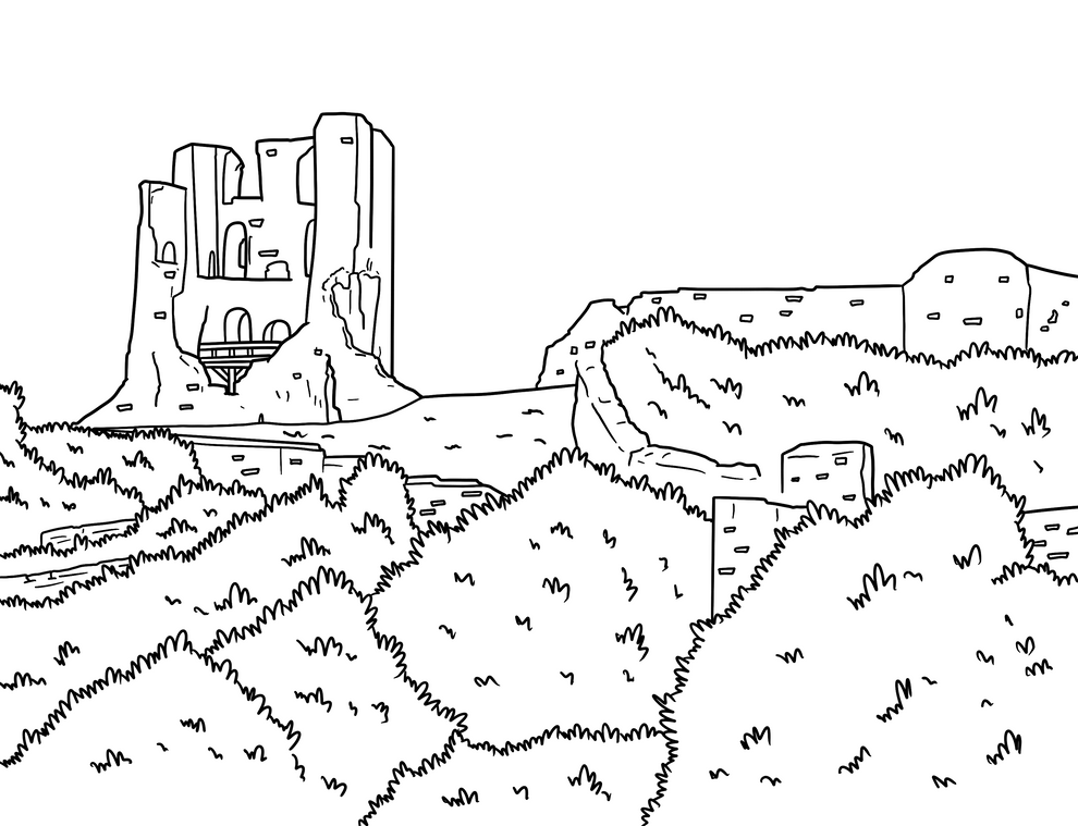 Scarborough Colouring Book (A4) – Colour Your Streets