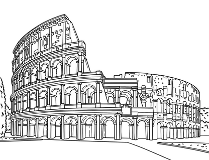 World Colouring Book (A4)