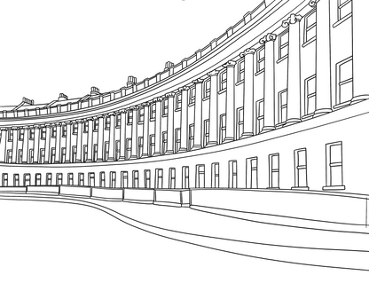 Bath Colouring Book (A4)