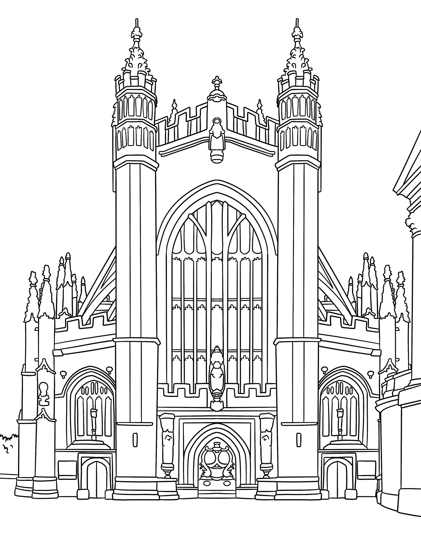 Bath Colouring Book (A4)