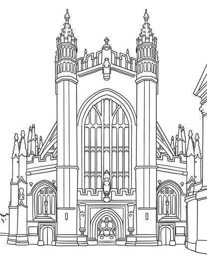 Bath Colouring Book (A4)