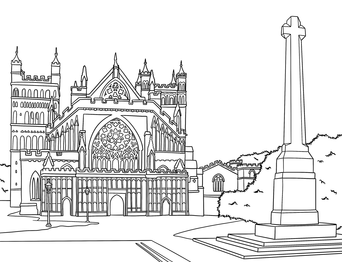 Exeter Colouring Book (A4)