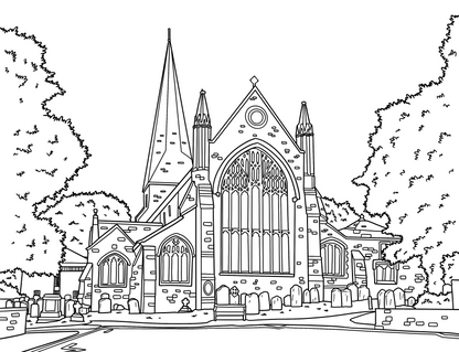 Horsham Colouring Book (A4)
