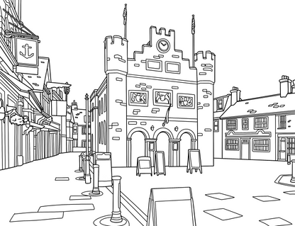 Horsham Colouring Book (A4)