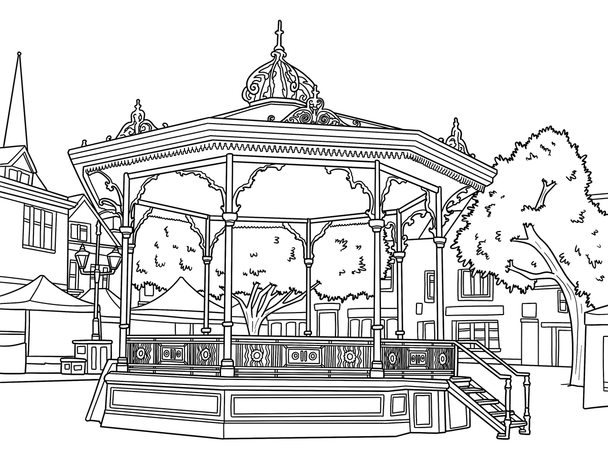 Horsham Colouring Book (A4)