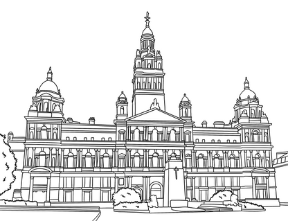 Glasgow Colouring Book (A4)