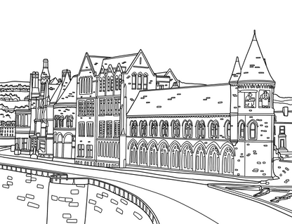 Aberystwyth Colouring Book (A4)