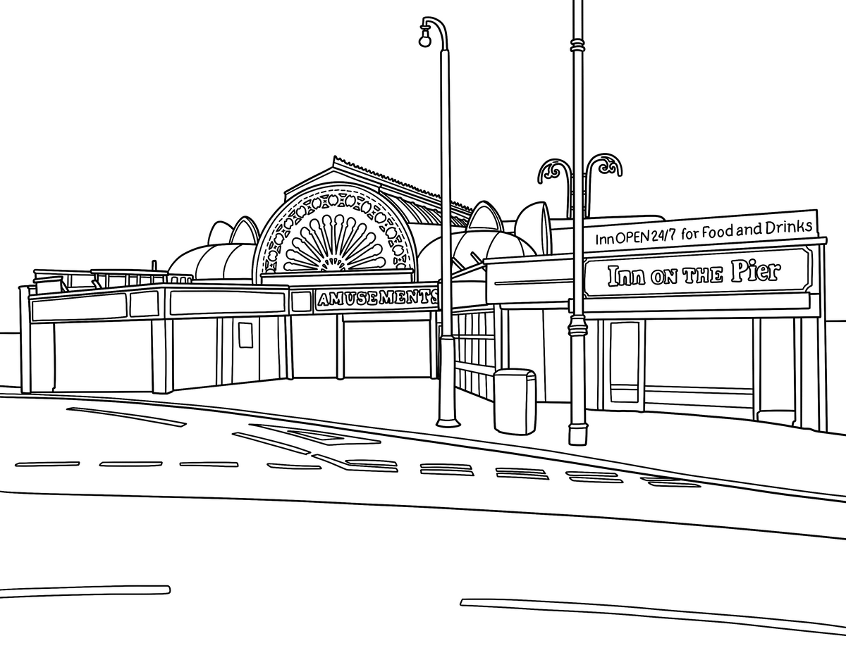 Aberystwyth Colouring Book (A4)