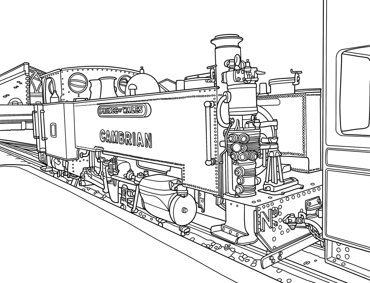 Aberystwyth Colouring Book (A4)
