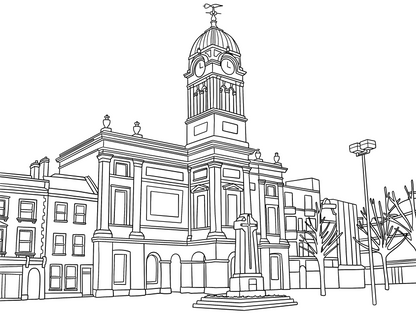 Derby Colouring Book (A4)