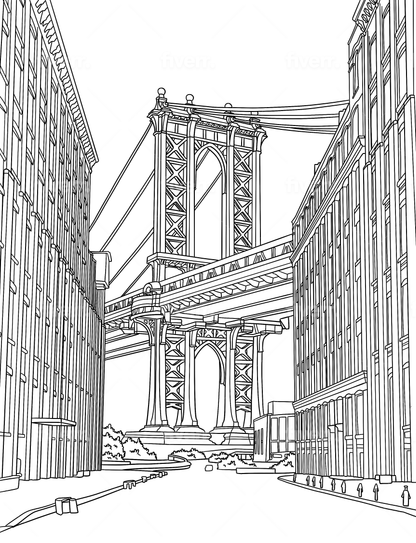 Brooklyn Coloring Book (A4)