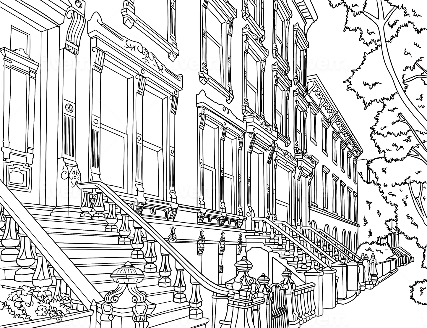 Brooklyn Coloring Book (A4)