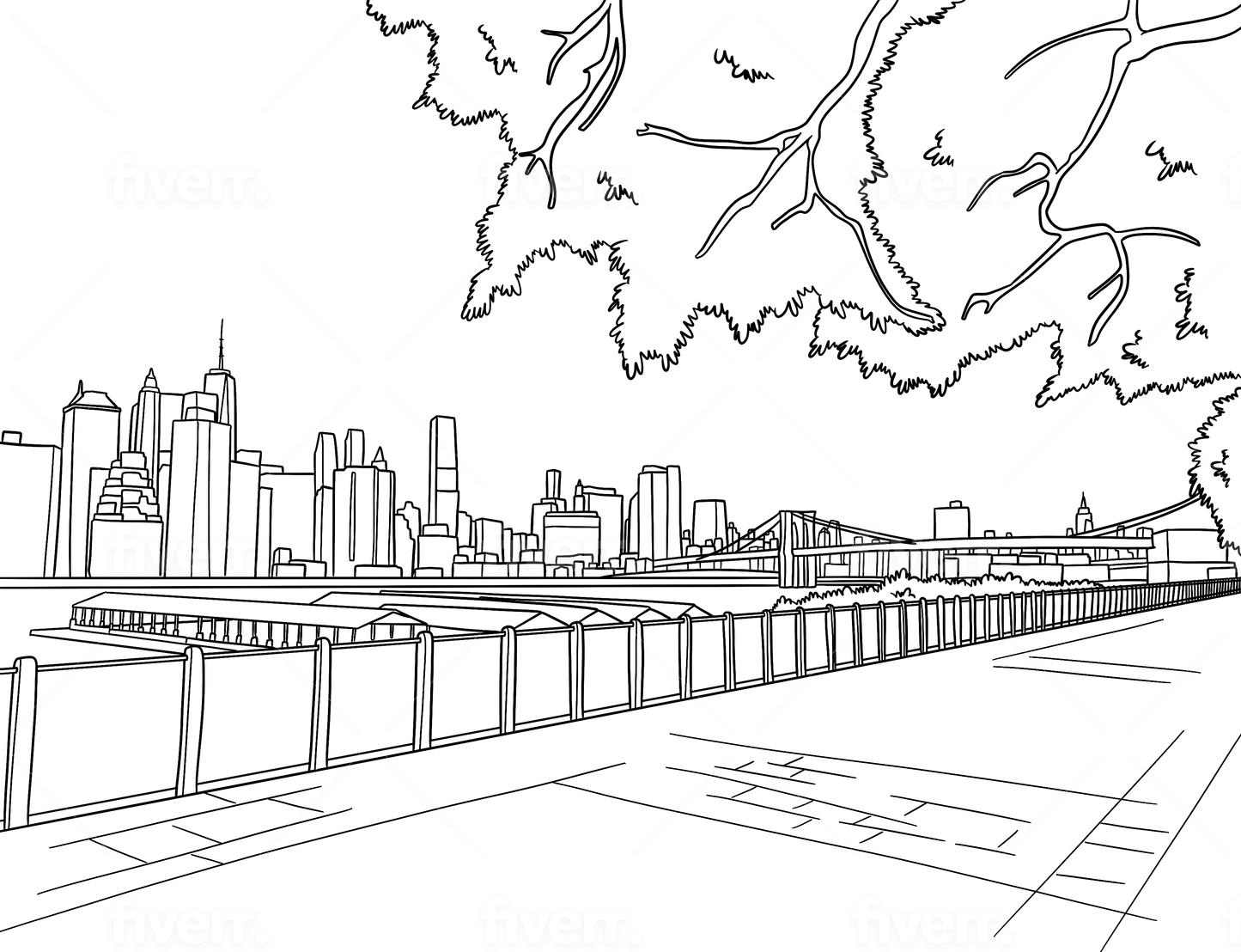 Brooklyn Coloring Book (A4)