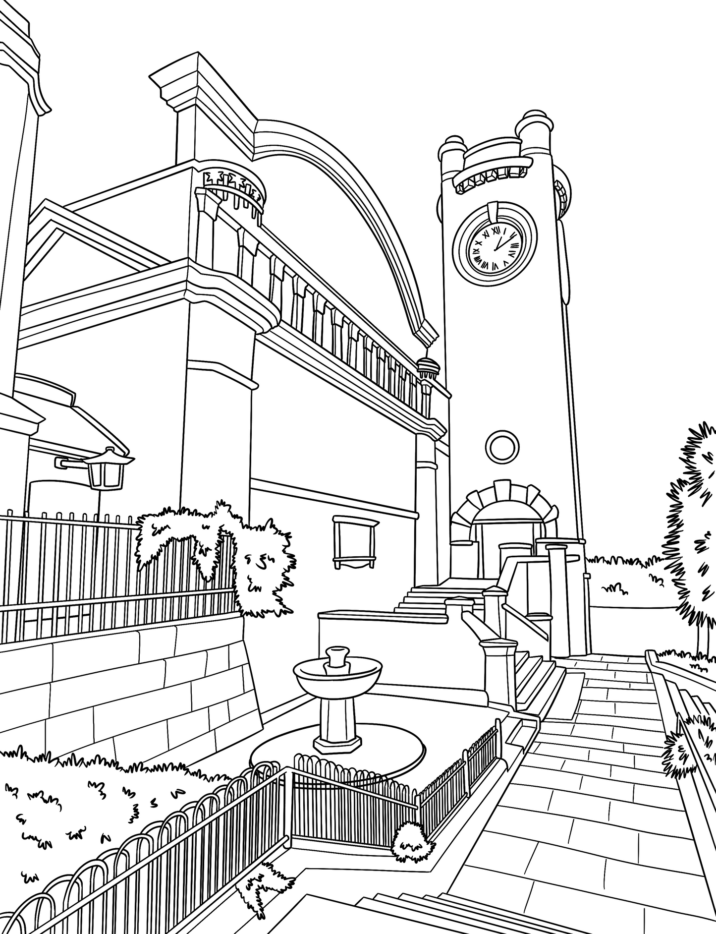 Forest Hill Colouring Book (A4)