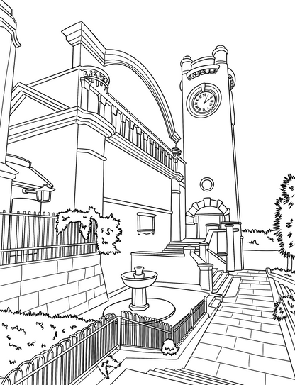 Forest Hill Colouring Book (A4)