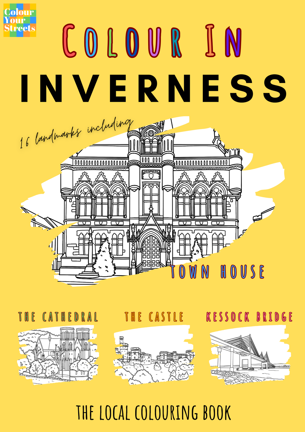 Inverness Colouring Book (A4) – Colour Your Streets