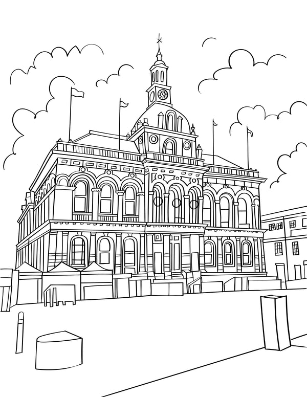 Ipswich Colouring Book (A4) – Colour Your Streets