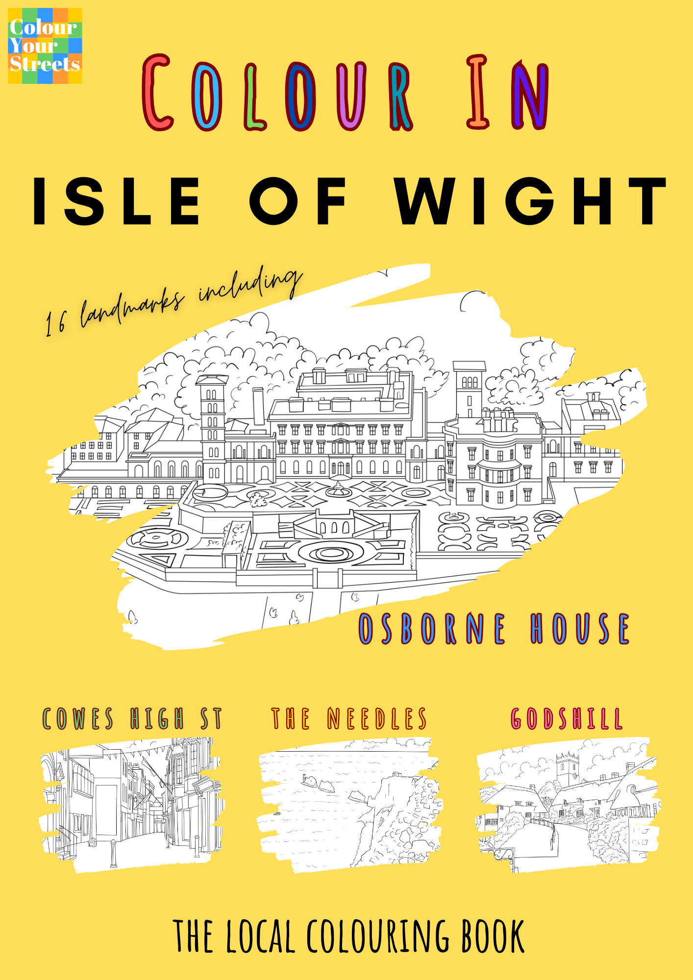 Isle of Wight Colouring Book (A4)