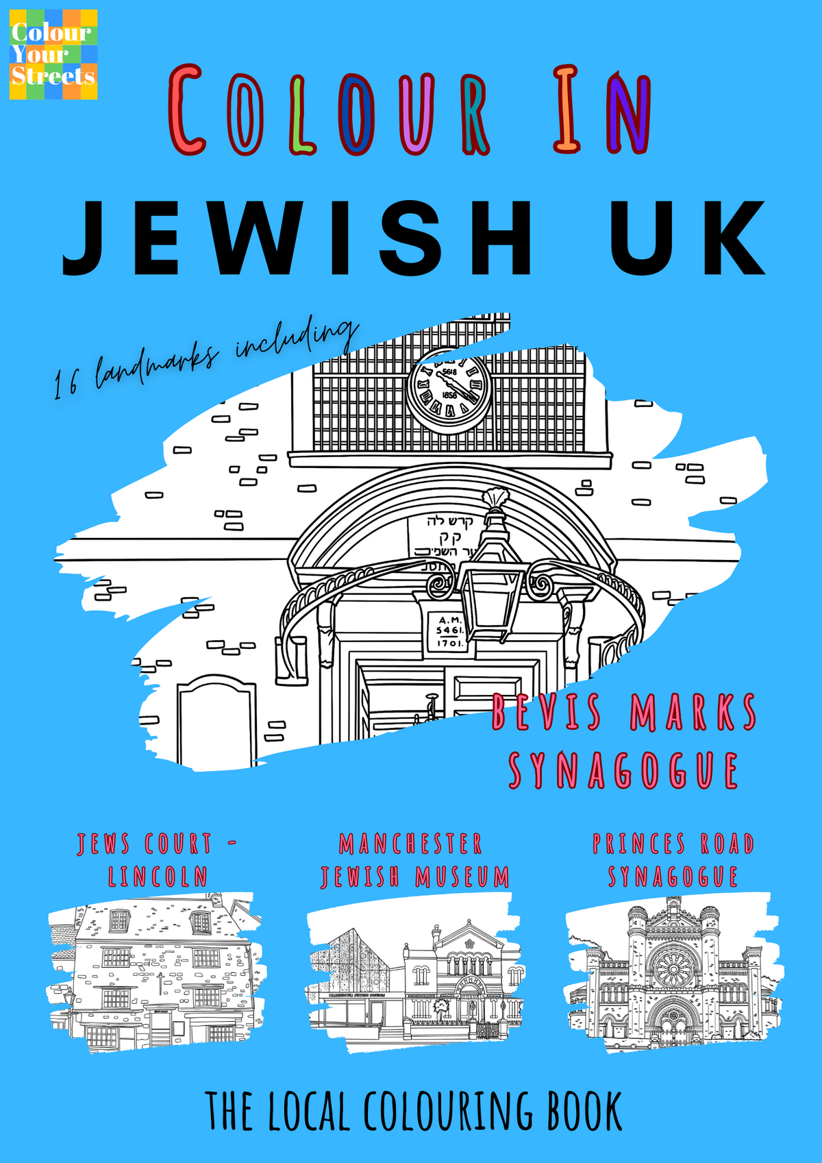 Jewish UK Colouring Book for Kids