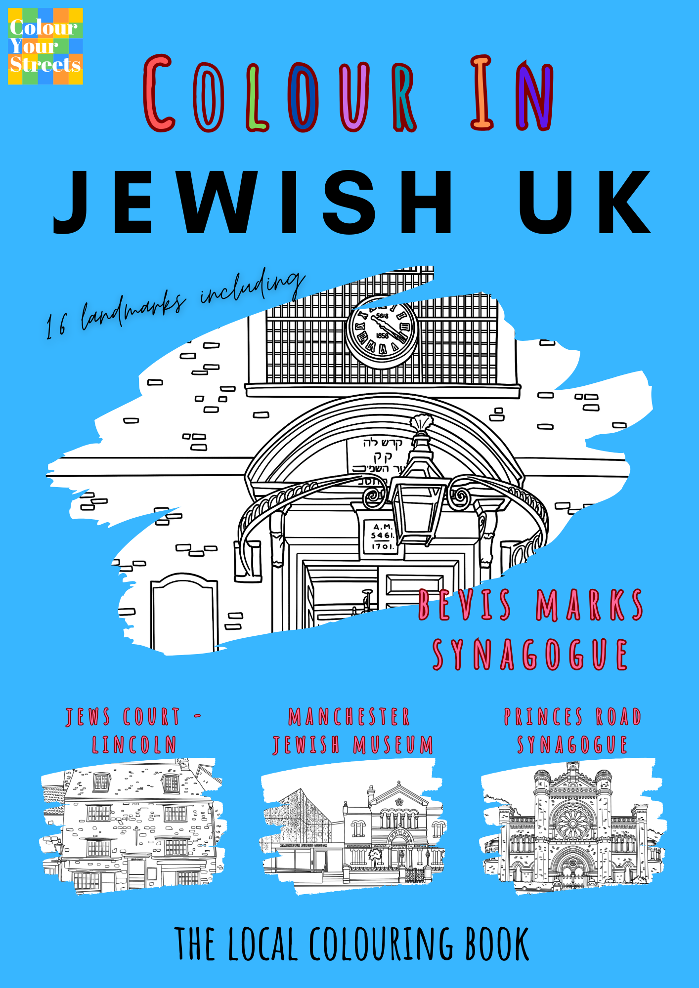 Jewish UK Colouring Book (A4)