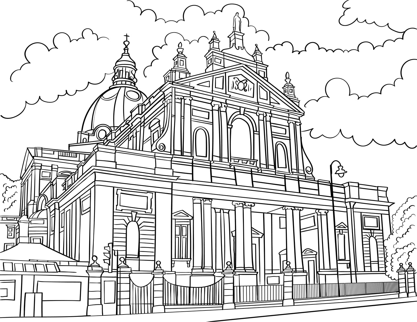 Kensington & Chelsea Colouring Book (A4)