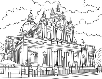 Kensington & Chelsea Colouring Book (A4)