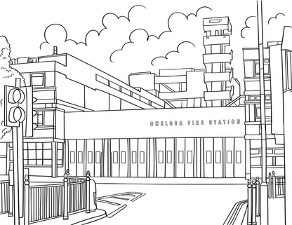 Kensington & Chelsea Colouring Book (A4)