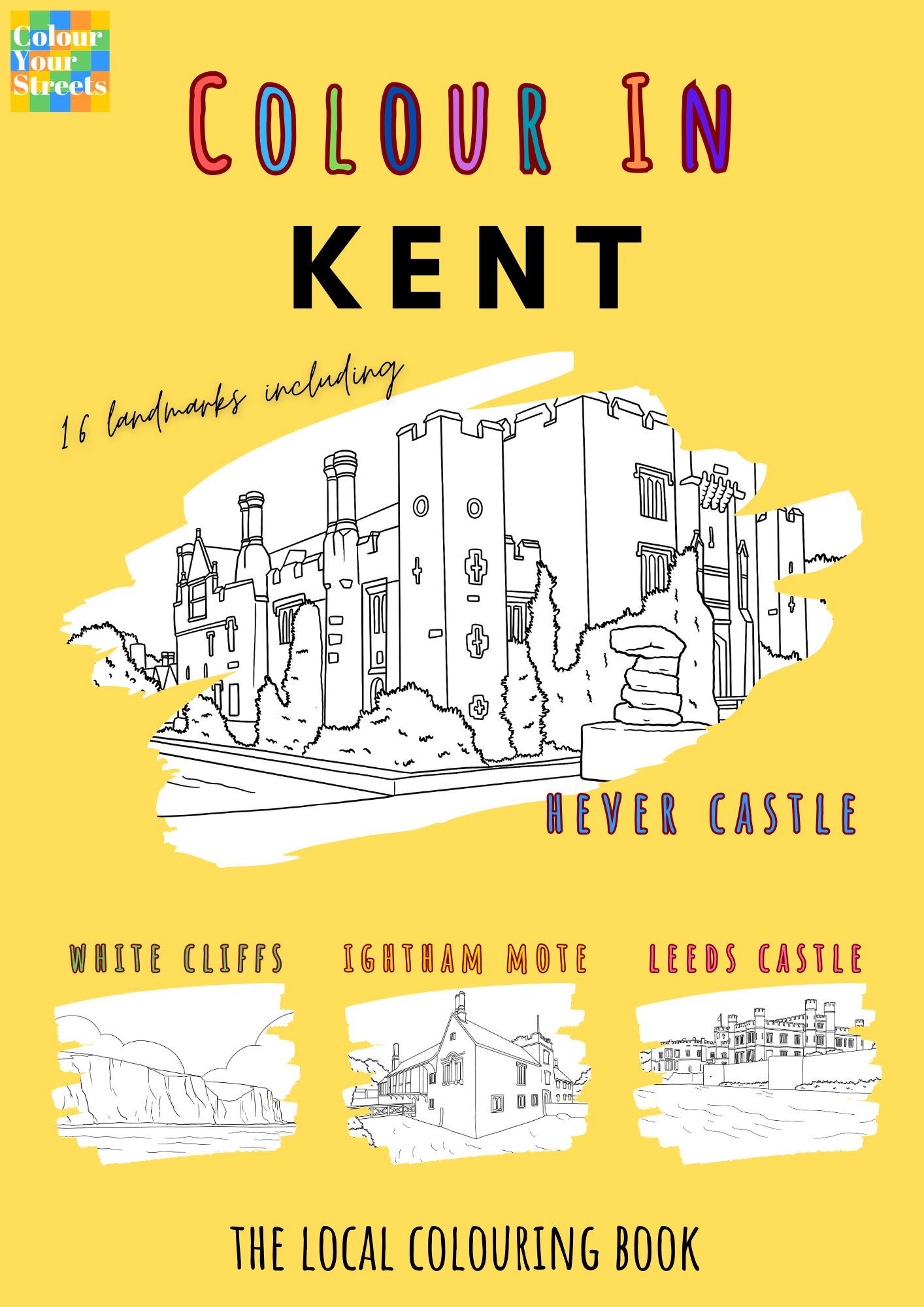 Kent Colouring Book (A4) – Colour Your Streets