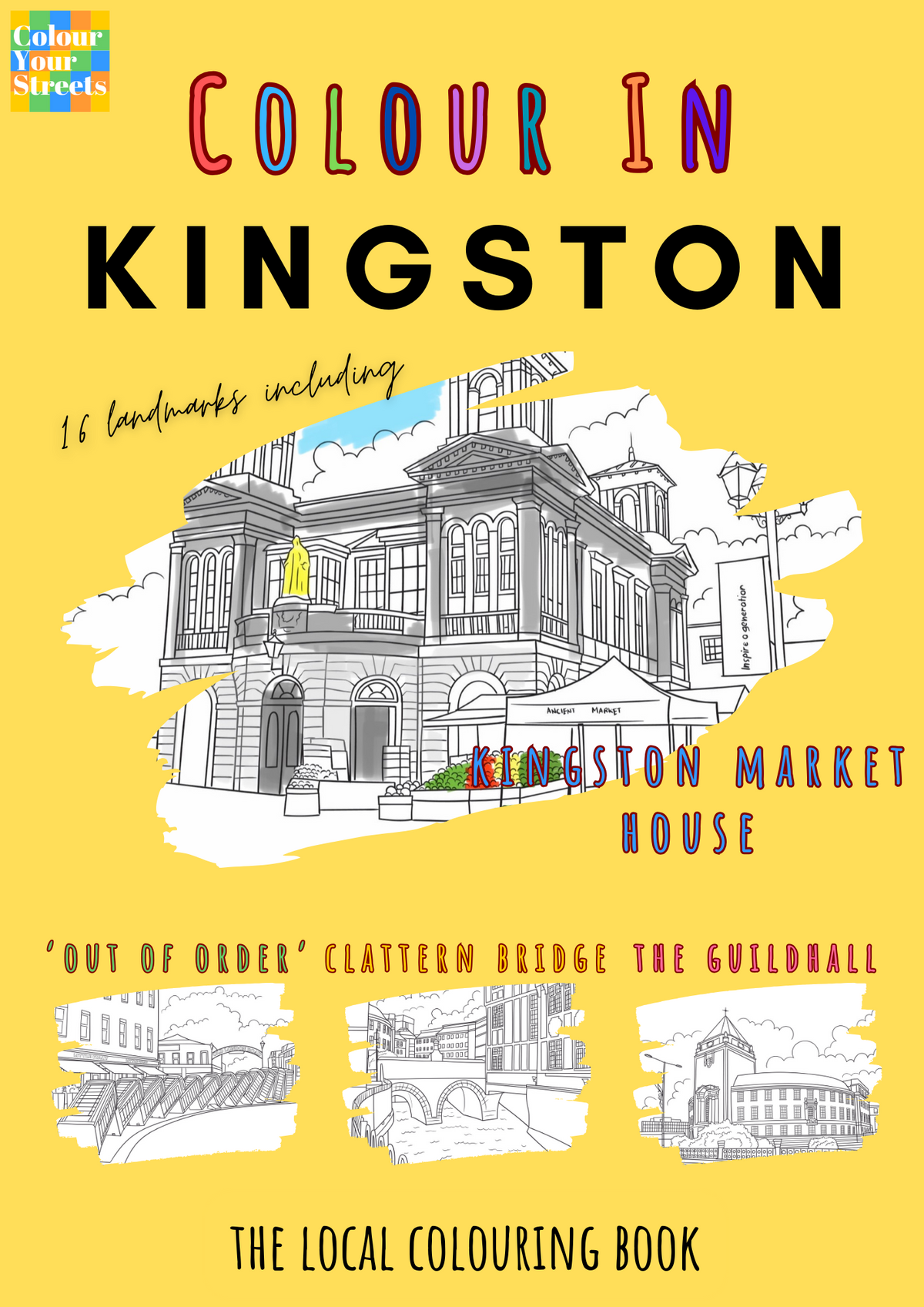 Kingston Colouring Book
