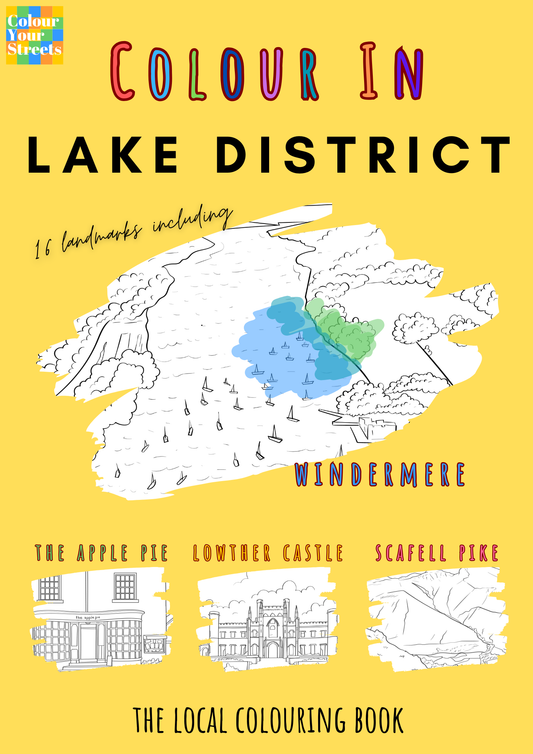 Lake District Colouring Book (A4)