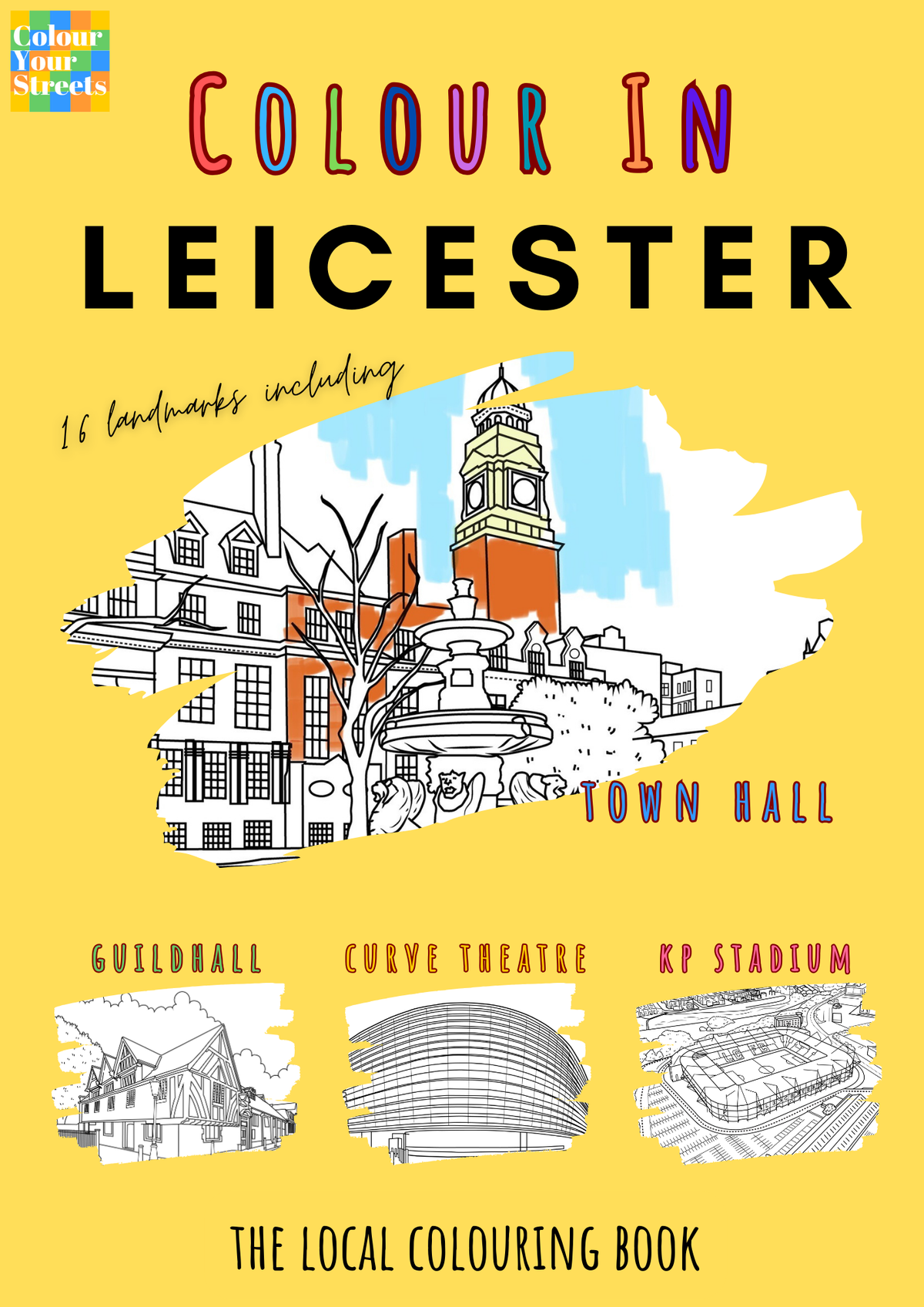 Leicester Colouring Book
