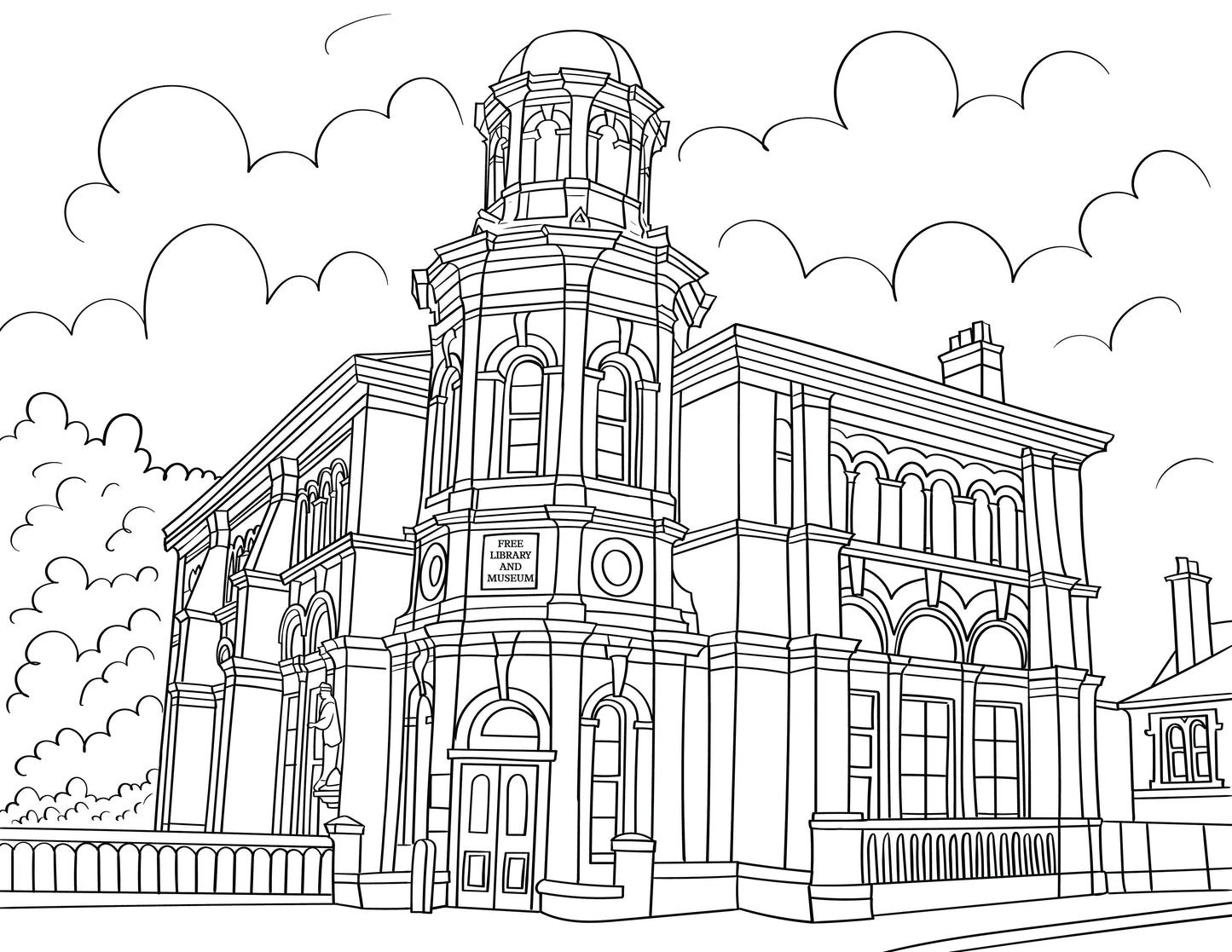 Lichfield Colouring Book (A4)