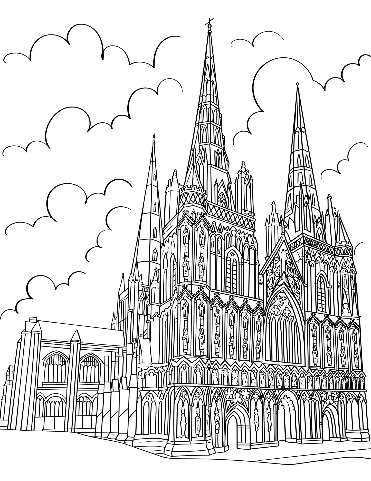 Lichfield Colouring Book (A4)