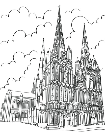 Lichfield Colouring Book (A4)