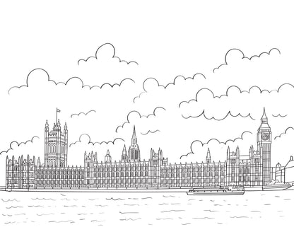 London Colouring Book (A4)