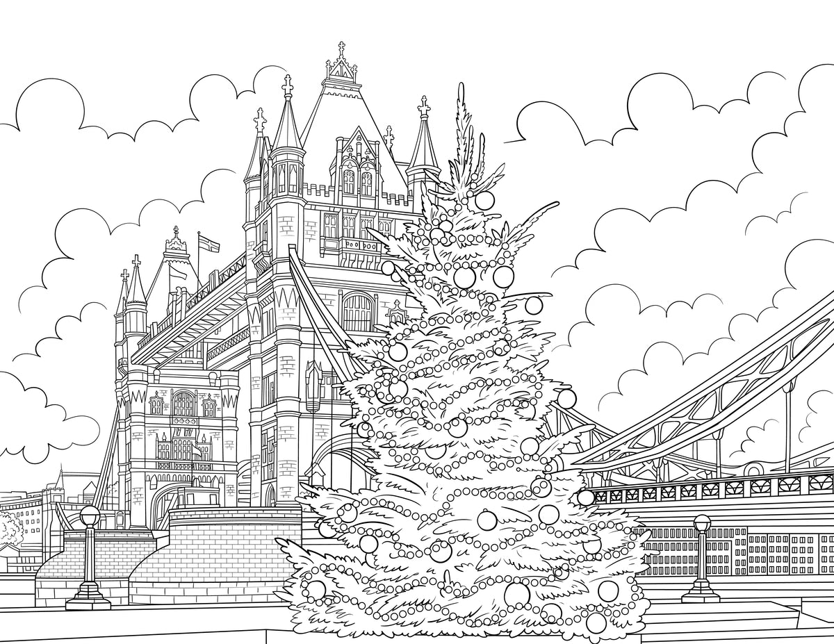 Christmas Coloring Book (A4)