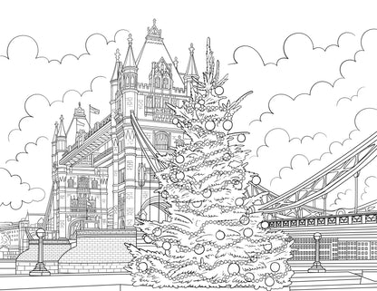 Christmas Coloring Book (A4)