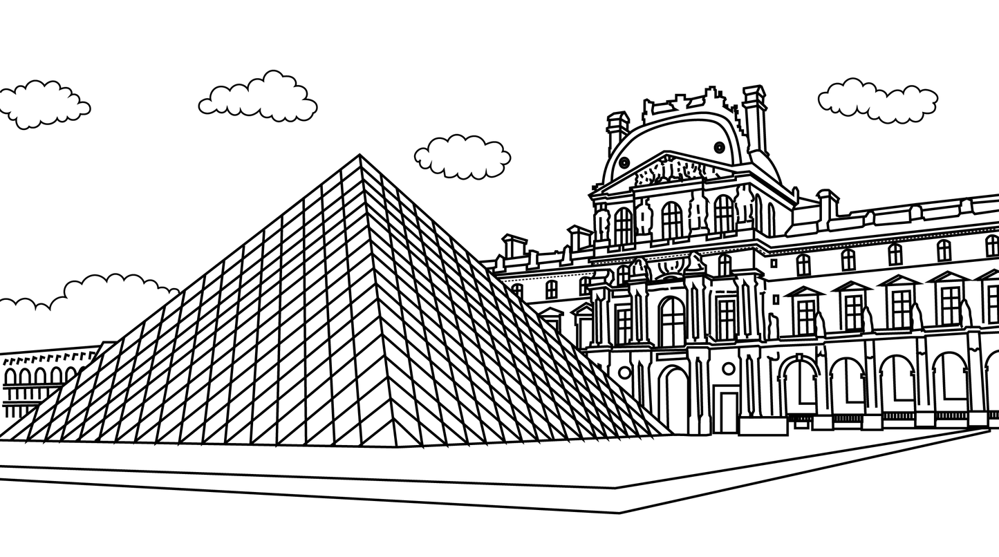 Paris Colouring Book (A4)