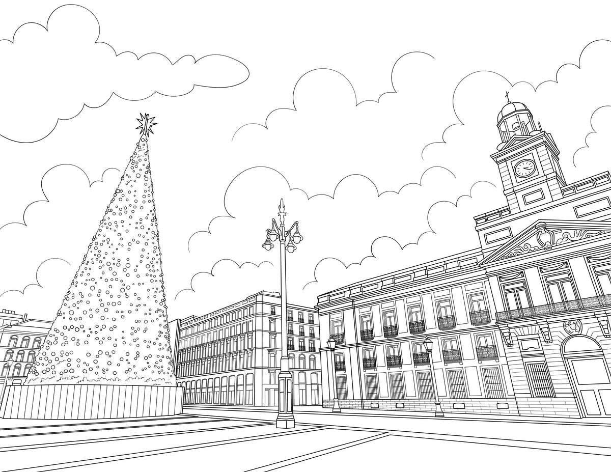 Christmas Coloring Book (A4)
