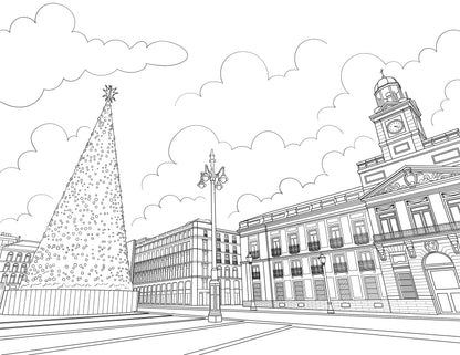 Christmas Coloring Book (A4)