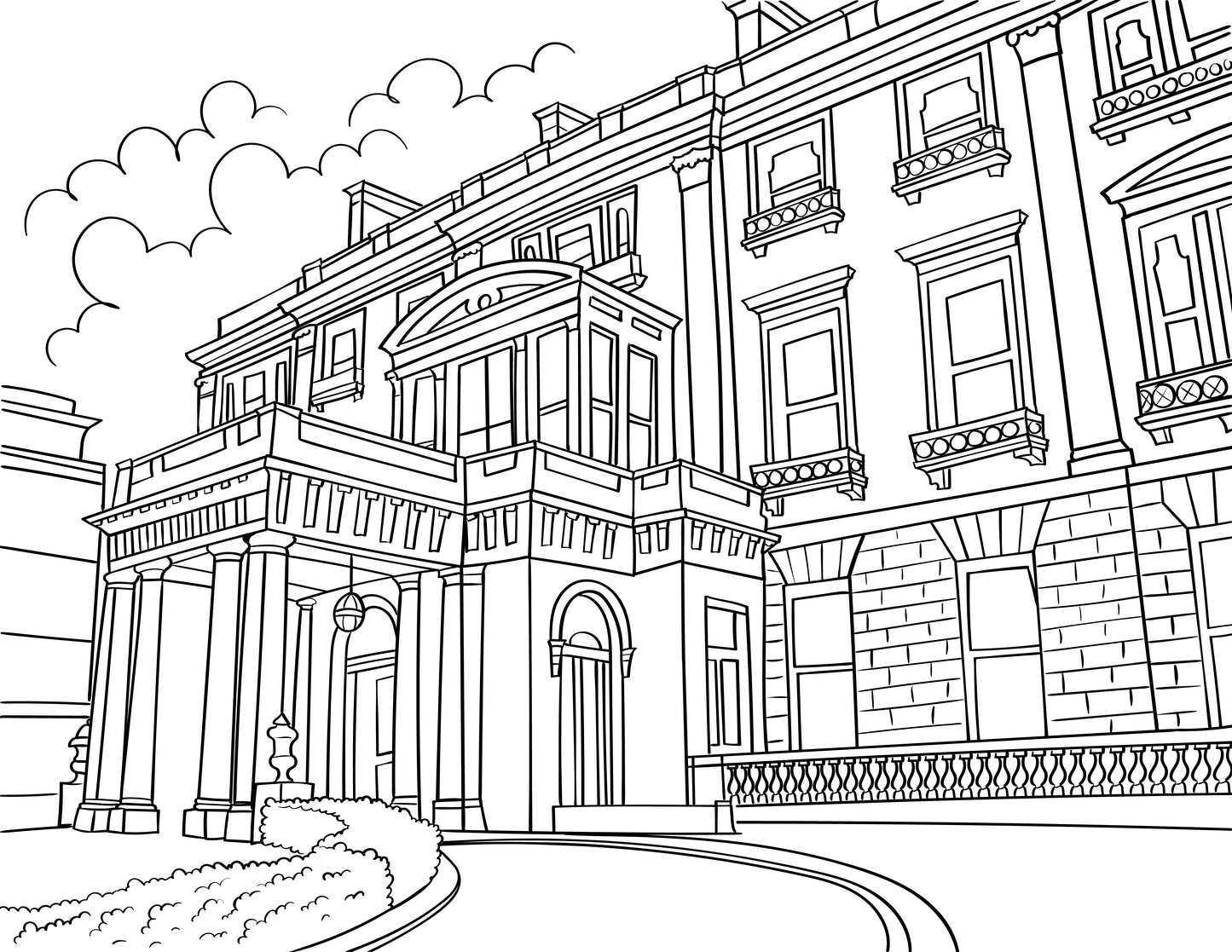 Marylebone Colouring Book (A4)