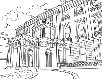 Marylebone Colouring Book (A4)