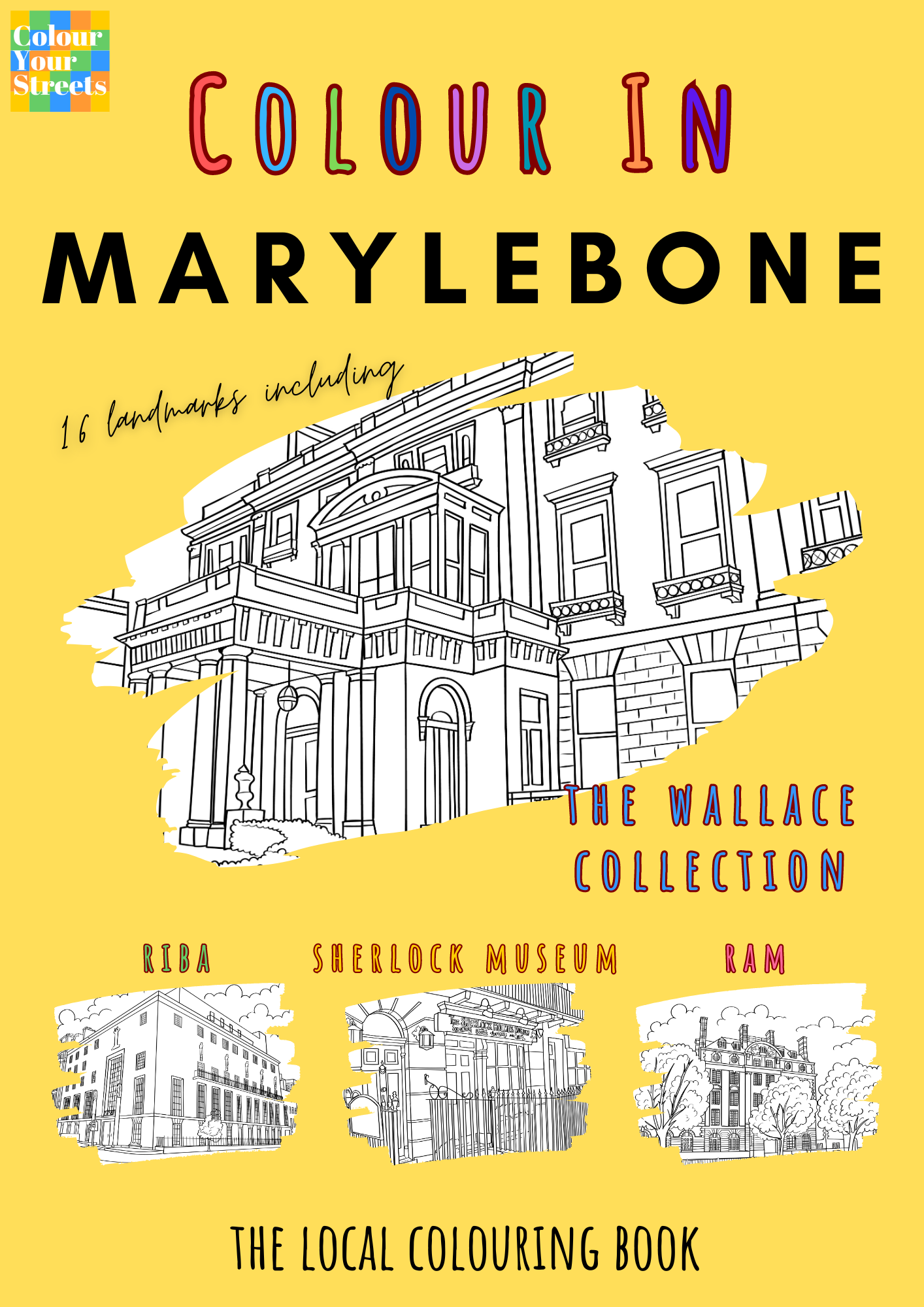 Marylebone Colouring Book (A4)