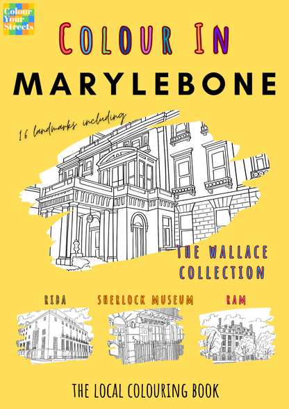 Marylebone Colouring Book (A4)