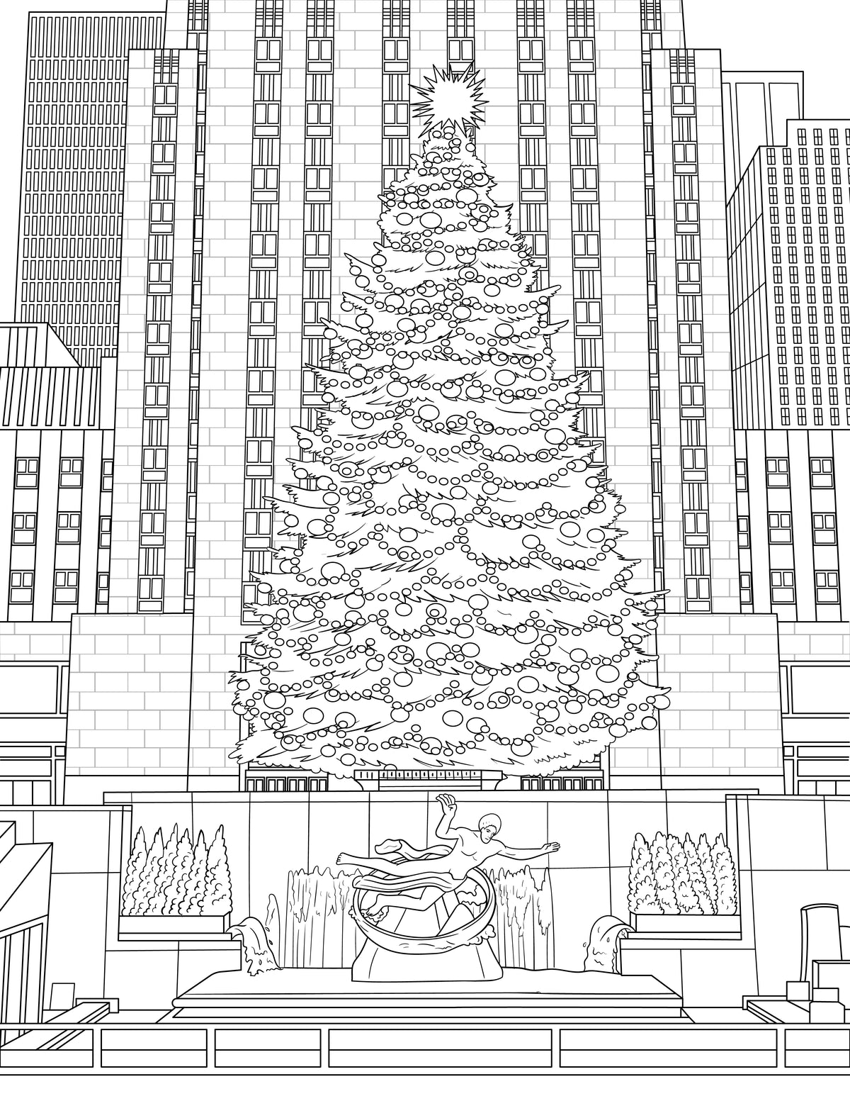 Christmas Coloring Book (A4)
